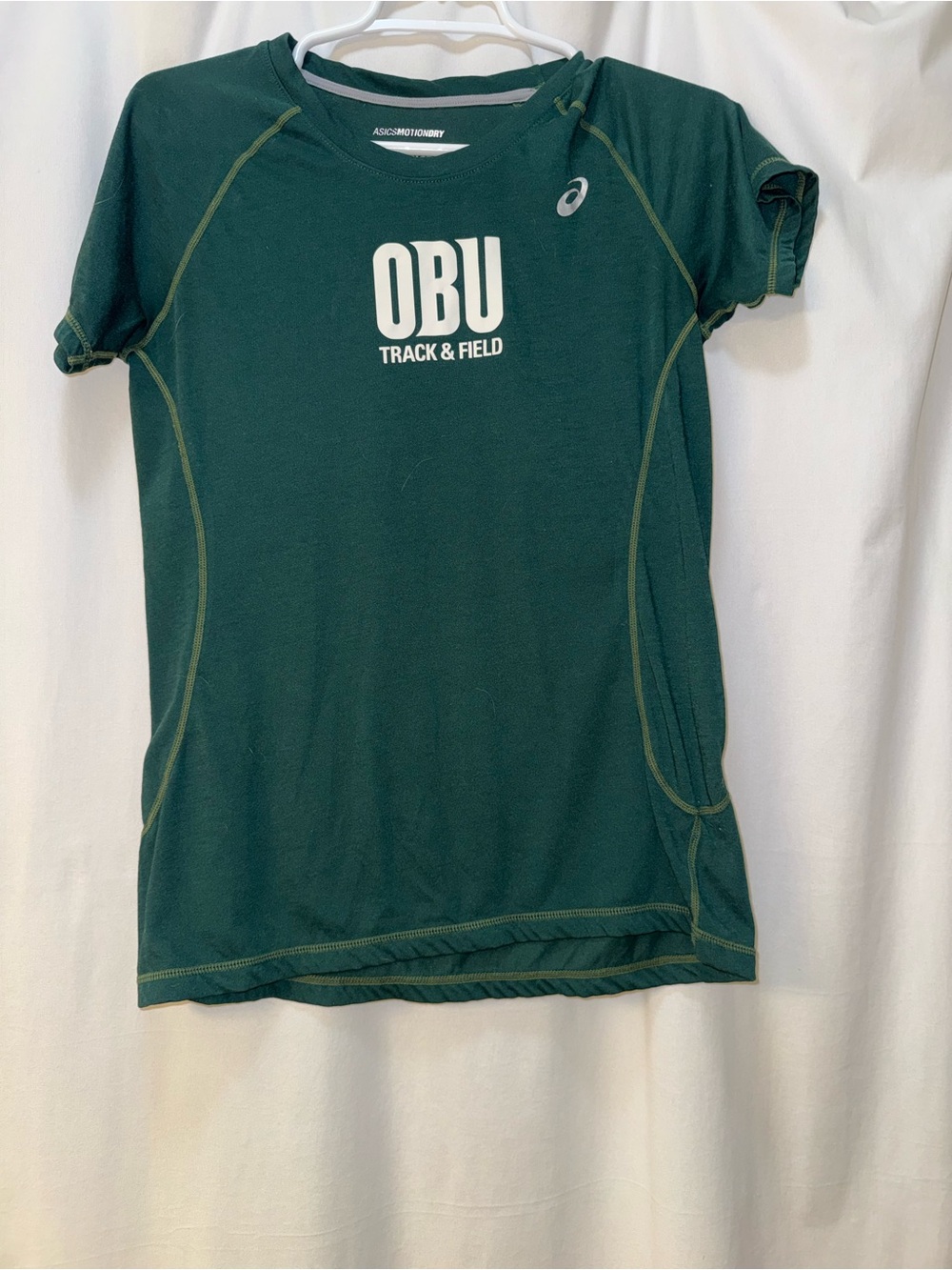 Asics Dark Green OBU Track & Field Short-Sleeve Tee